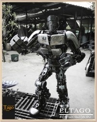 Recycle Metal Fighter Robot