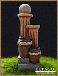 Фонтан с колоннами