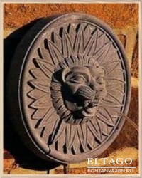 Lion Mask Wall Fountain