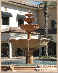 Quadruple Lotus Bowl Fountain
