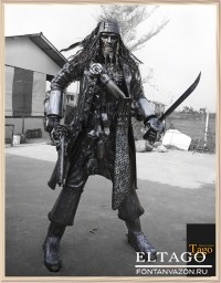 Recycled Metal Pirate