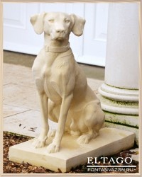 Jacquemart Hunting Dog statue (L/H)